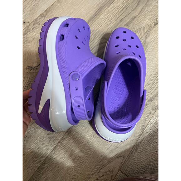 Crocs Classic Mega Crush Clog Womens Size 10 Purple Platform Unisex Mens size 8 - Picture 7 of 8